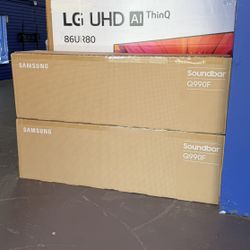 SAMSUNG Q990F SOUNDBAR AND SUBWOOFER 11.1.4 CHANNEL 