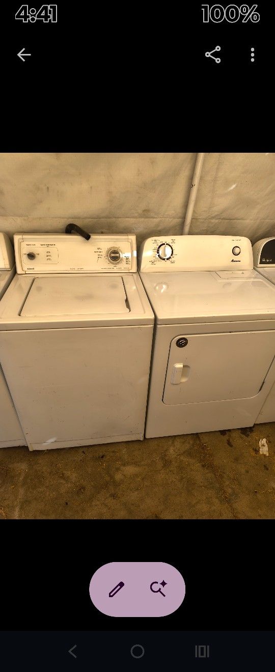 washer and electric dryer for sale 300 30 DAY warranty delivery available also do repairs
