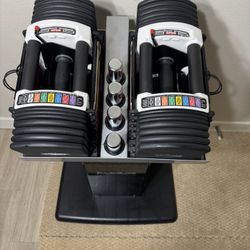 POWERBLOCK ADJUSTABLE DUMBBELL 💪 SET - 70 lbs 