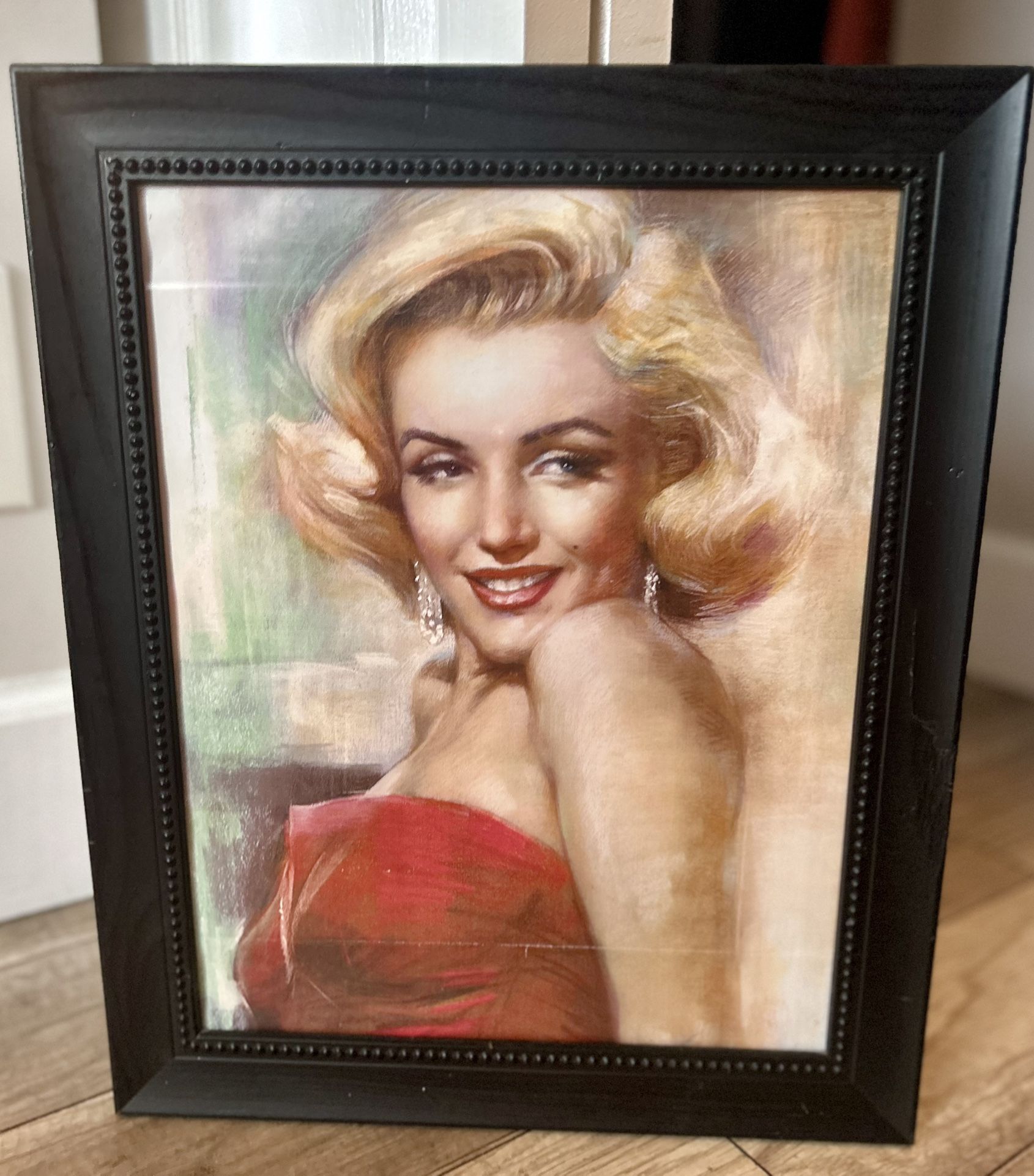 Framed Marilyn Monroe Portrait by Haiyan