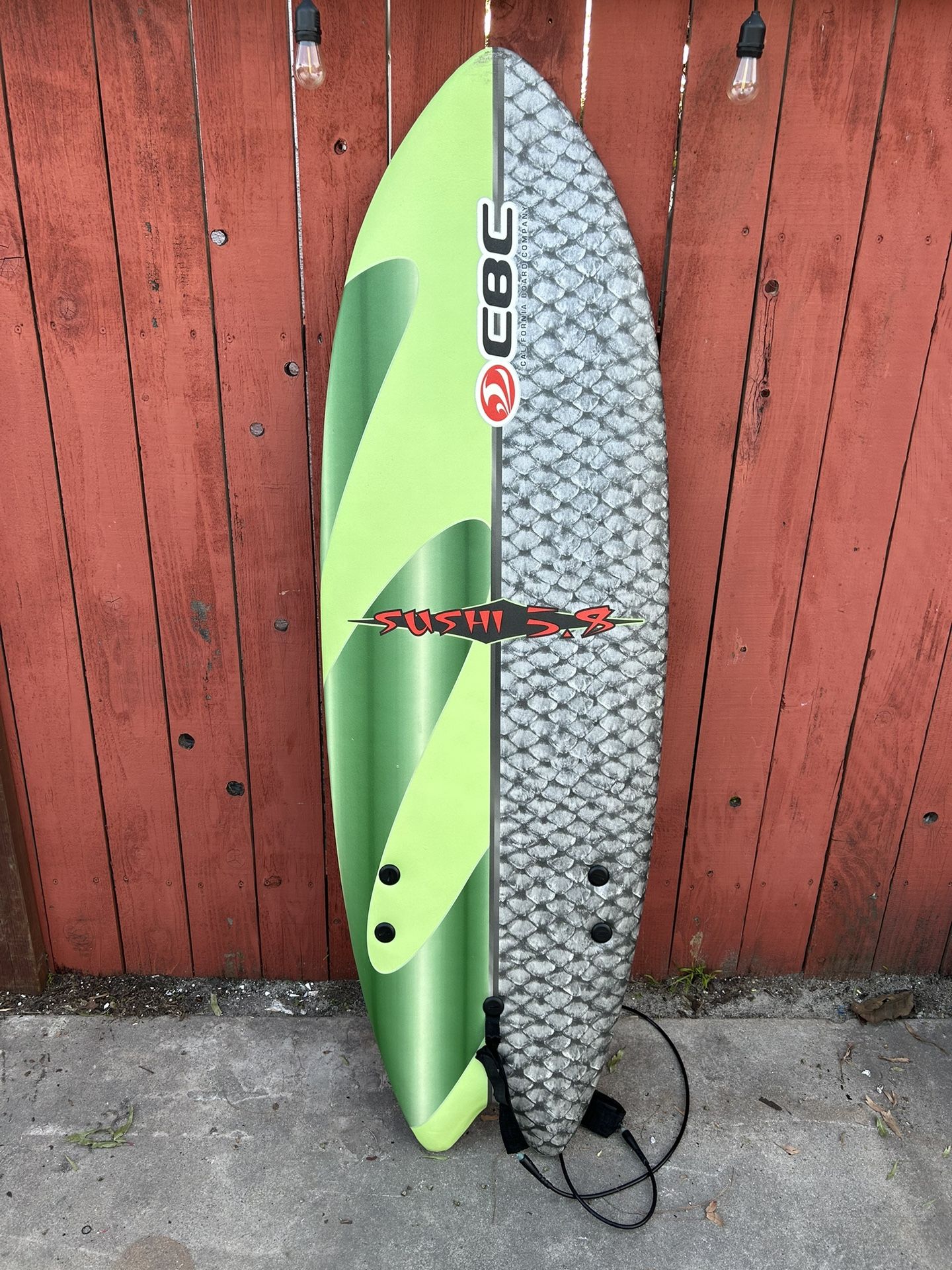 CBC Sushi 5’8 Foam Surfboard