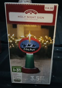 Inflatable “Holy Night Sign” 