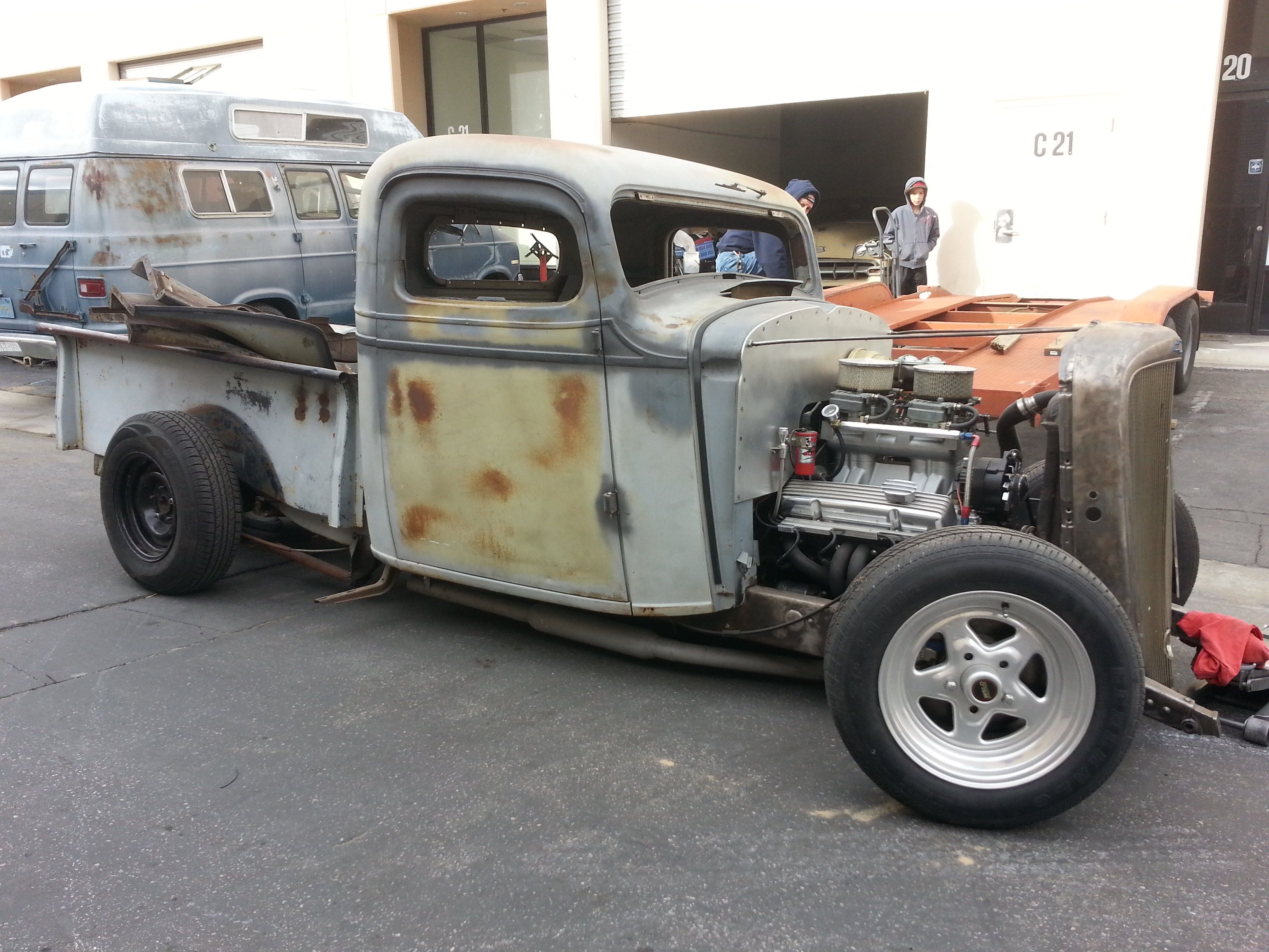 1936 Chevy Truck Rat Rod project Bagged