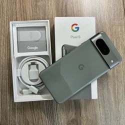 Google Pixel 8, Unlocked, New condition, Clean IMEI, Fully functional, Hazel