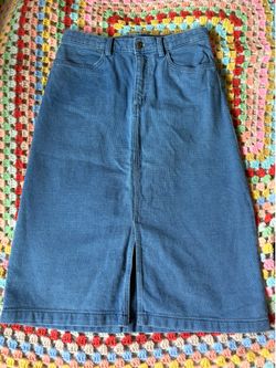 Duluth Trading Co denim skirt size 6