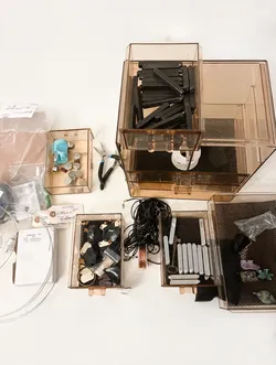 Jewelry Making Lot — Sterling Silver Wire, Stamps, Stones, Tools