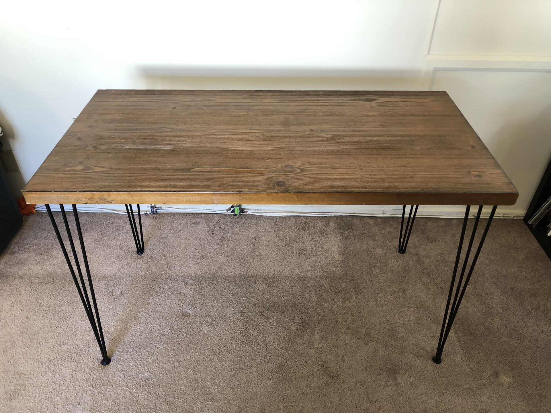 Brown Hardwood Table