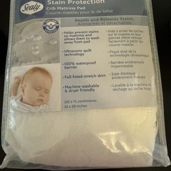 Crib Mattress Pad - Stain Protection 