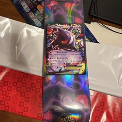 Gengar Santa Cruz Pokemon Sealed Skateboard ( Cash + Trades)