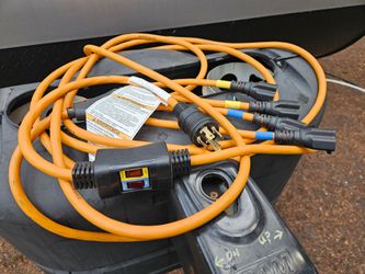 Generator extension power cord