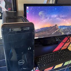 DELL  Tower And Monitor