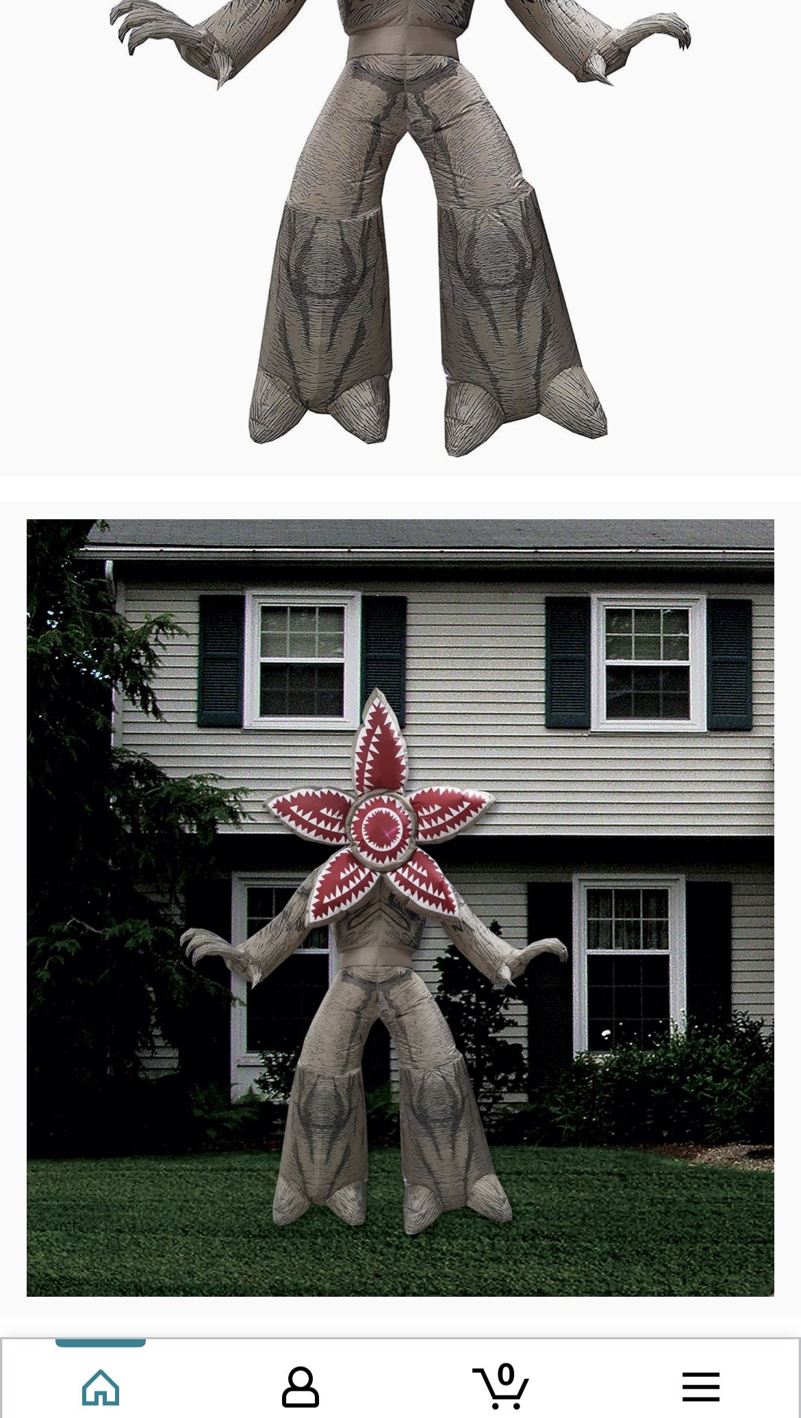 Demogorgon Yard Inflatable Rare Stranger Things
