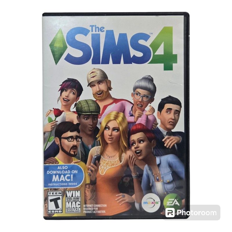 The Sims 4 PC/Mac Video Game cd rom and complete manual!💯