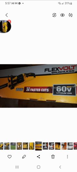 Dewalt Chainsaw 60 Volt