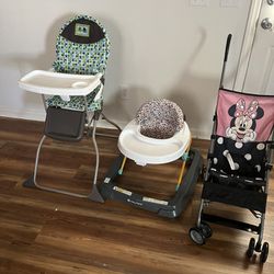 Stroller And high Chairs