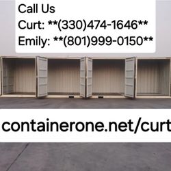 20FT / 40FT Wind And Water Tight Shipping Containers. Conex Sea Cans. New And Used! Indestructible Storage! Payment Plans!  Call Us! 330-474-1646