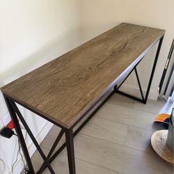Modern Industrial Desk / Console Table – Excellent Condition (Moving Sale)
