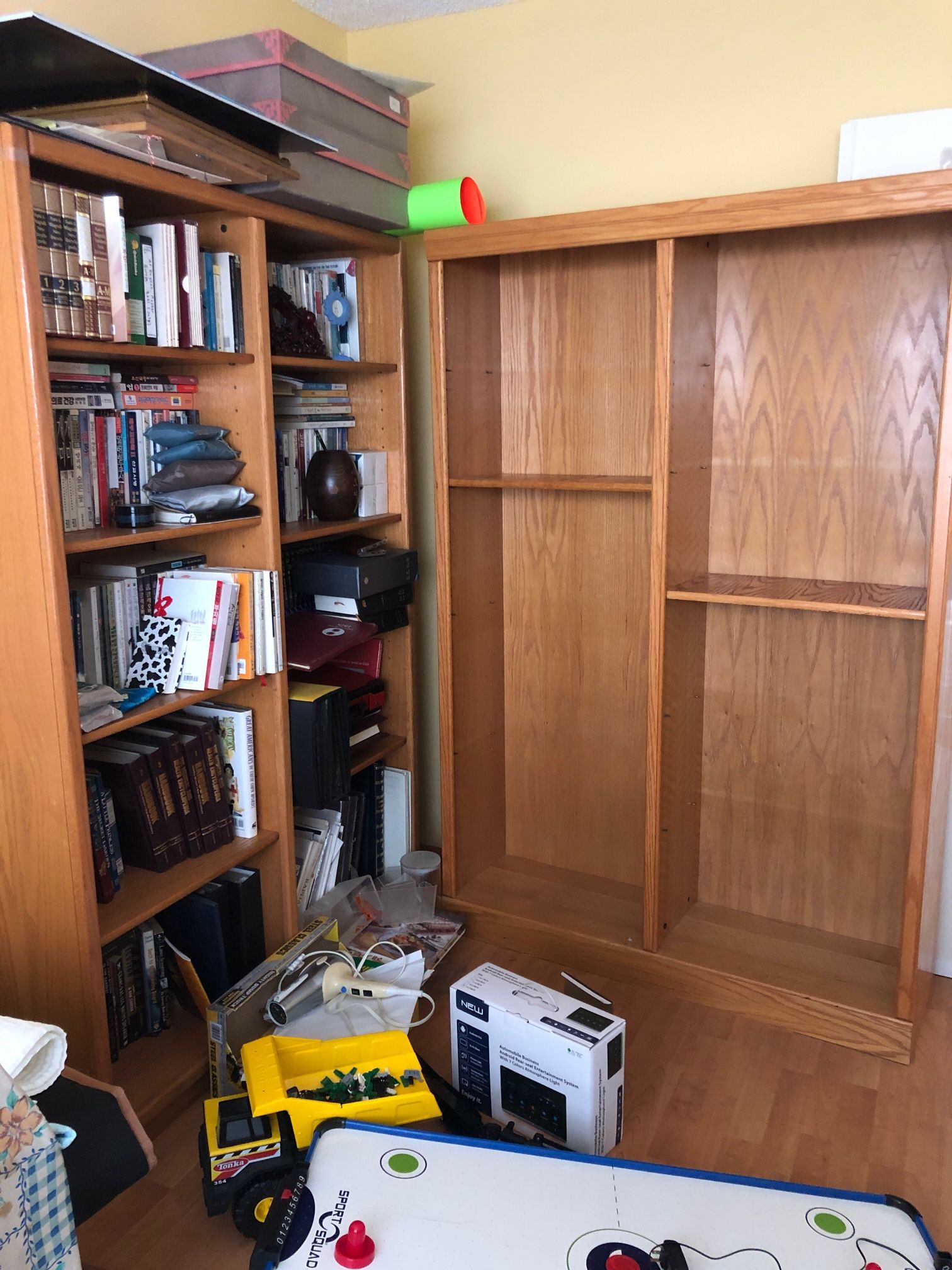 Large Oak Bookshelves,2 Available