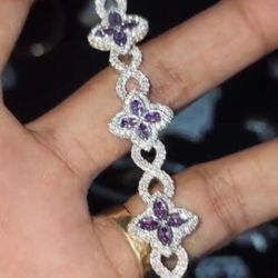 MENS VVS CLOVER BRACELET