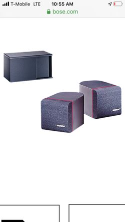 Bosé subwoofer and 3 speakers