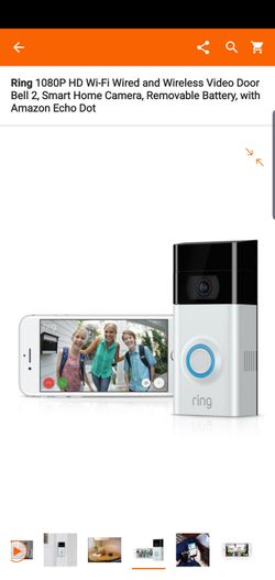RING WIRED HD 1080 DOORBELL CAMERA NEW