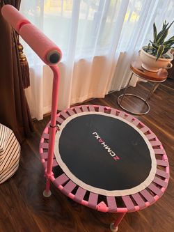 Pink Rebounder Trampoline