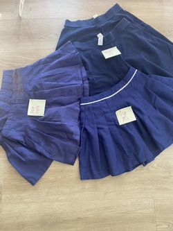 Blue uniform Skirts (Sizes 13/14, XSmall)