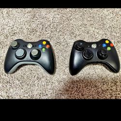 Several Xbox 360 And Xbox One Controllers