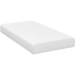 Memory Foam Mattress with Green Tea Scent, Medium Firm Bed Mattress with 3 Foam Layers for Guest Bedrooms, Dorms, Bunk Beds, Daybeds