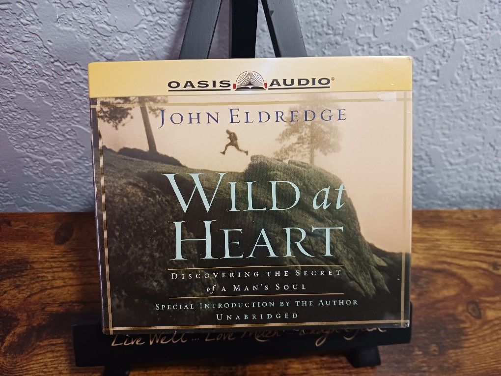 You're looking at a Factory Sealed – Wild at Heart by John Eldredge (Oasis Audio, 9-CD Unabridged Audiobook.