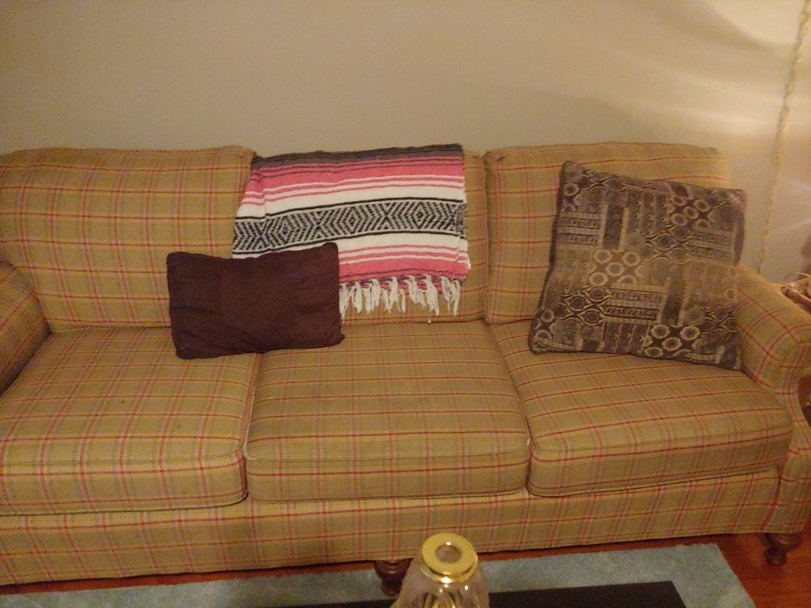 Loveseat and couch