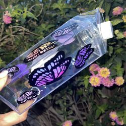 Butterfly Milk Carton Add Your Name!