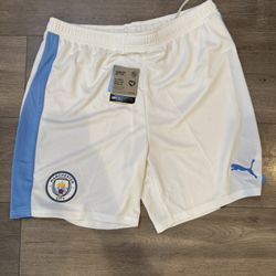 Puma Manchester City Shorts Size Medium Men New 