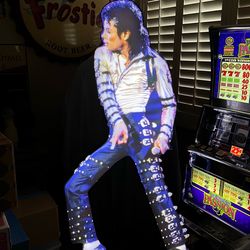 Life Size Michael Jackson Casino Light up Display $995