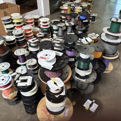 Many Of Copper Wire Spools 