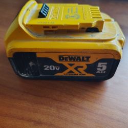 DeWalt Lithium Ion Battery 20V/5AH.