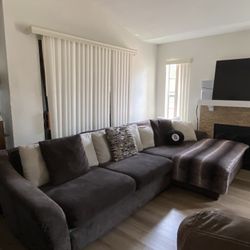 L-shaped couch