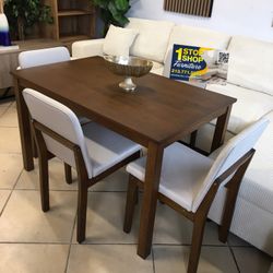 Cute‼️oak 5-pc Dining Set 
