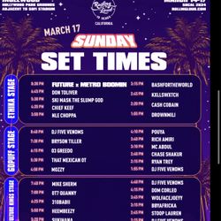 Rolling Loud SUNDAY VIP Wristbands. $130 Each