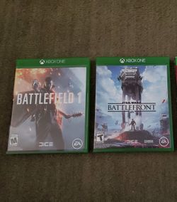Xbox One - Battlefield 1 and Starwars Battlefront Games - Cheap