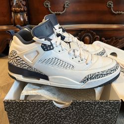 Air Jordan Spizike Size 12 (Navy/White)