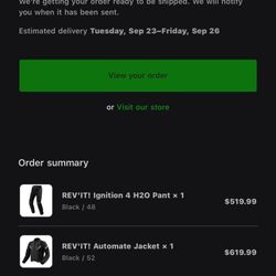 (Check Description) REV'IT MOTORCYCLE JACKET AND PANTS (ABLE TO PURCHASE INDIVIDUAL, JUST TEXT ME)