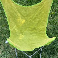 Green Butterfly Foldable Chair 