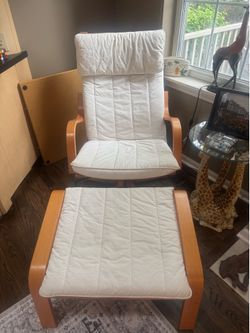 Swivel chair and ottoman