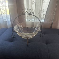 glass fruit bowl