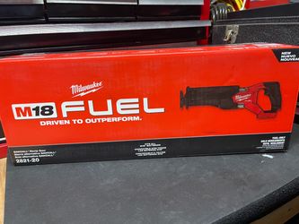 MILWAUKEE M18 FUEL SAWZALL RECIP SAW #2821-20  new (( tool only))  read below