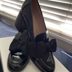 Bandolino Bow Heel Loafers 