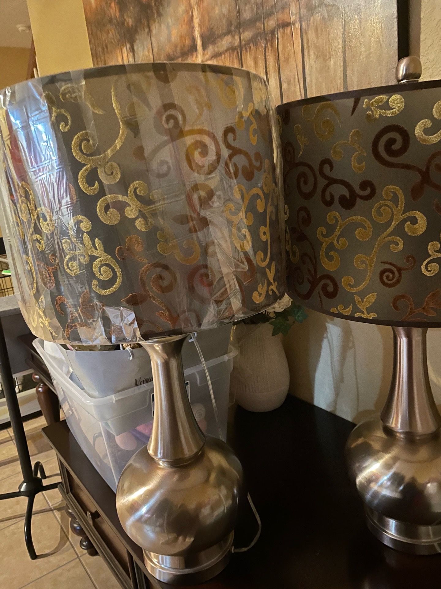 Brand New Decorative Table Lamps (Set of 2) ✨
