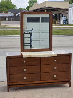 DRESSER WITH MIRROR