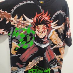 Anime Demom Slayer AOP All Ove Print Double Sized Size XL Shirt